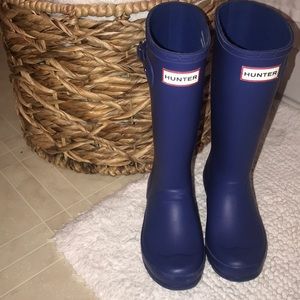 Blue Hunter Boots